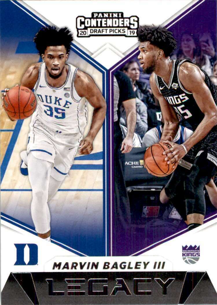 Marvin Bagley III 2019 2020 Panini Contenders Draft Picks Legacy Series Mint Card #30