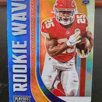 Clyde Edwards-Helaire 2020 Panini Playoff Rookie Wave Series Mint Rookie Card #RW- 12
