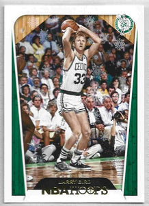 Larry Bird 2018 2019 NBA Hoops Series Mint Card #291