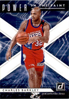 Charles Barkley 2021 2022 Panini Donruss Power In The Paint Series Mint Card #7
