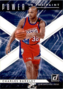 Charles Barkley 2021 2022 Panini Donruss Power In The Paint Series Mint Card #7