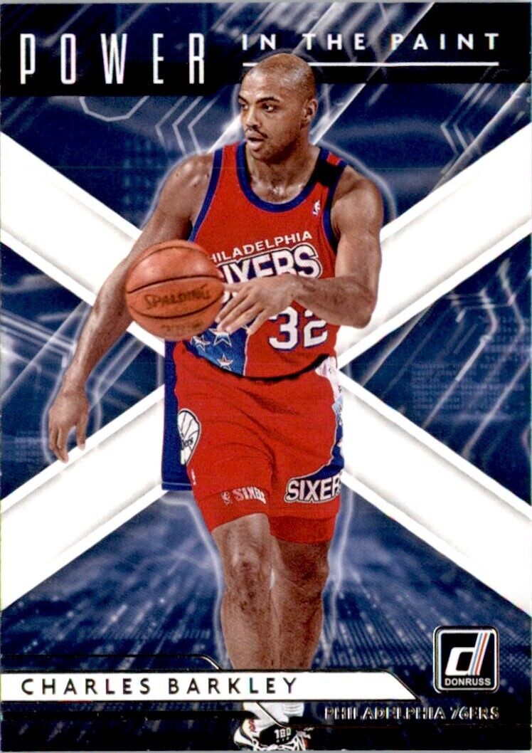 Charles Barkley 2021 2022 Panini Donruss Power In The Paint Series Mint Card #7