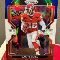 Dante Hall 2021 Panini Prizm Red White and Blue Prizm Series Mint Card #197