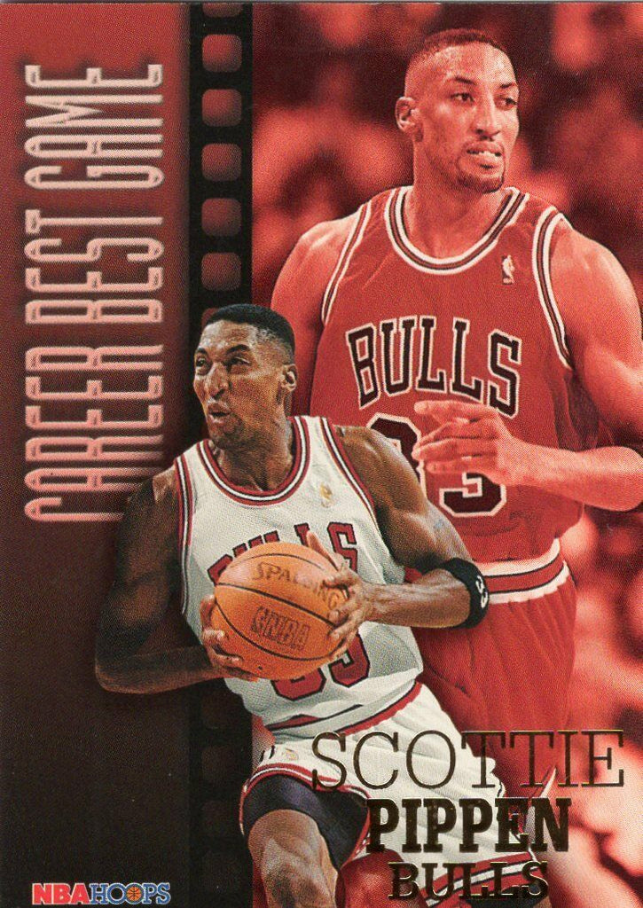 Scottie Pippen 1996 1997 NBA Hoops Career Best Game Series Mint
