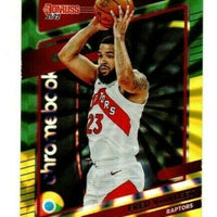 Fred VanVleet 2021 2022 Panini Donruss Green and Yellow Laser Series Mint Card #38