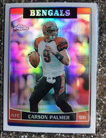 Carson Palmer 2006 Topps Chrome Refractors Series Mint Card #53
