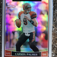 Carson Palmer 2006 Topps Chrome Refractors Series Mint Card #53