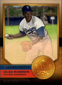 Jackie Robinson 2012 Topps Golden Greats Series Mint Card #GG-62