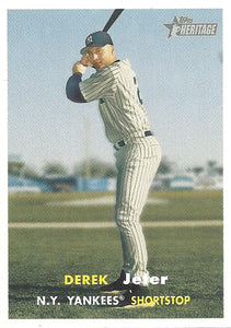 Derek Jeter 2006 Topps Heritage Series Mint Card #23