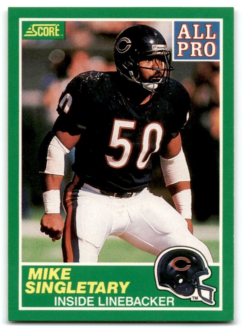 Mike Singletary 1989 Score All Pro Series Mint Card #303