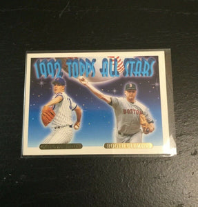 Greg Maddux 1993 Topps Micro Series Mint Card #409 with Roger Clemens