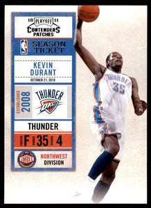 Kevin Durant 2010 2011 Panini Contenders Season Ticket Series Mint Card #27