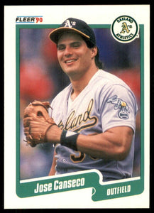 Jose Canseco 1990 Fleer Series Mint Card #3