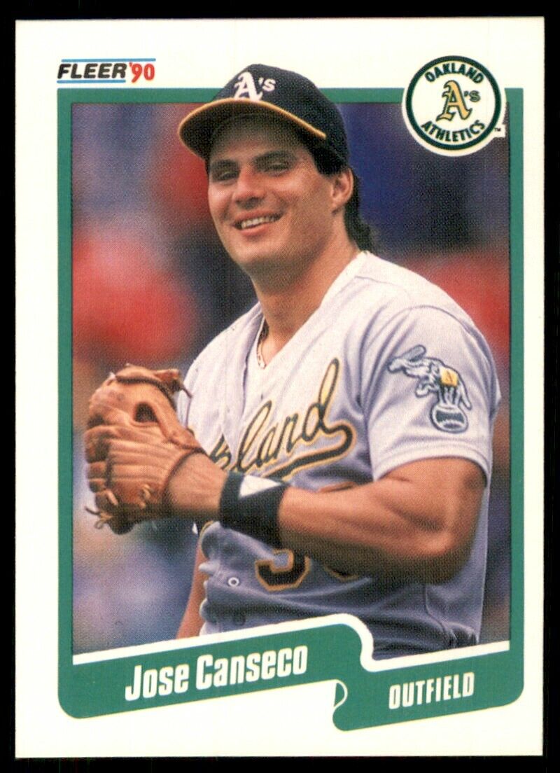 Jose Canseco 1990 Fleer Series Mint Card #3