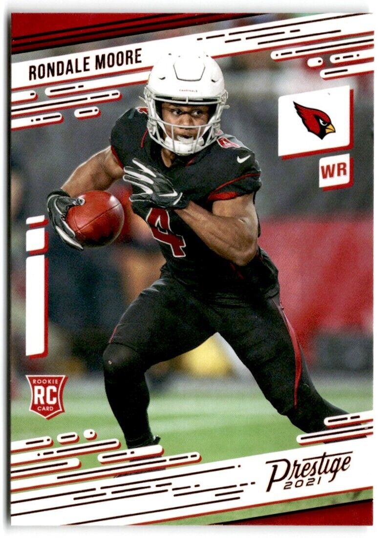 2021 Panini Prizm Premier #17 Rondale Moore Rookie Jersey Card