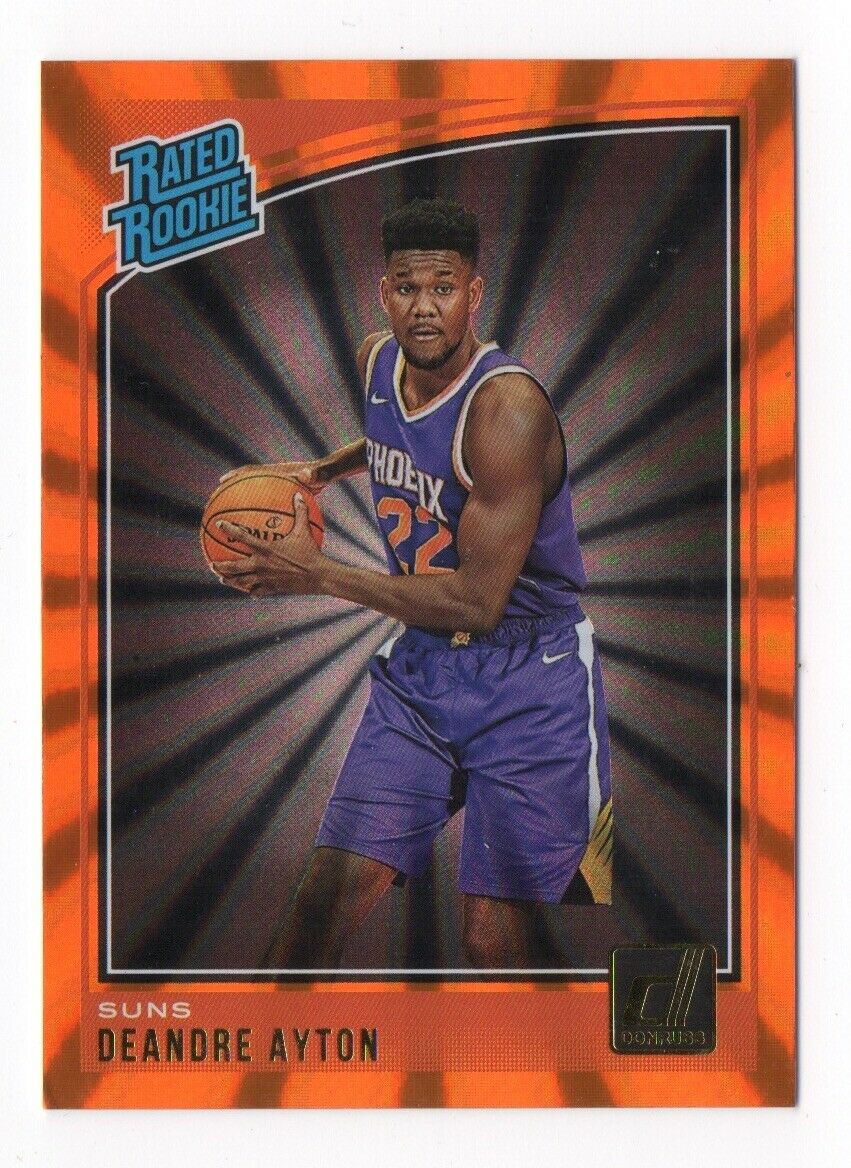 Deandre Ayton 2018 2019 Donruss Orange Laser Rated Rookie Series Mint Rookie Card #157