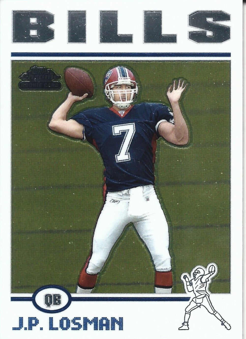 JP Losman 2004 Topps Chrome Series Mint Rookie Card #235