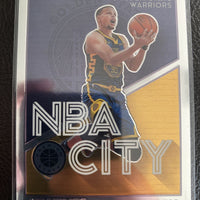Stephen Curry 2019 2020 Panini Hoops Premium Stock NBA City Silver Series Mint Card #2