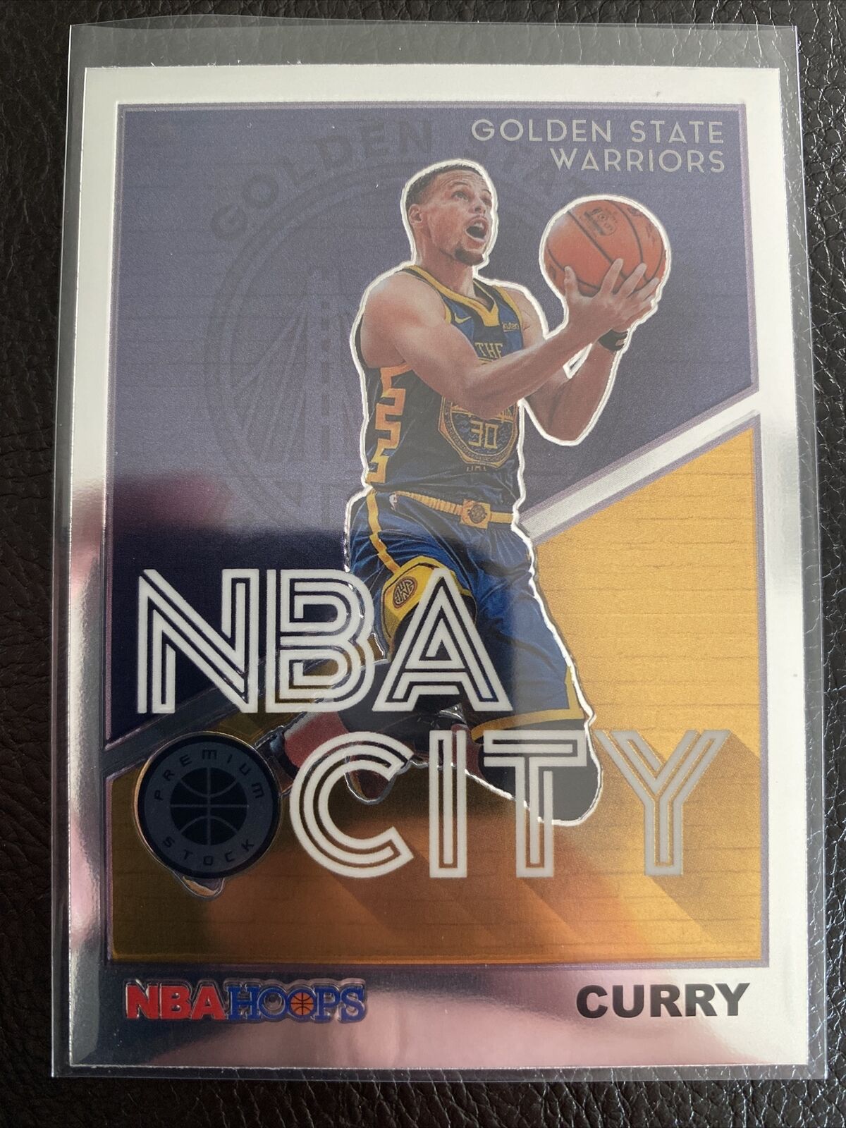 Stephen Curry 2019 2020 Panini Hoops Premium Stock NBA City Silver