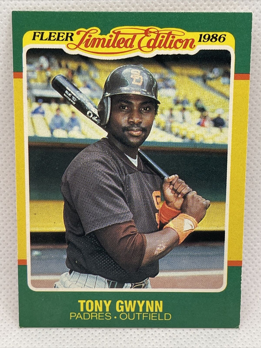 Tony Gwynn 1986 Fleer Limited Edition Series Mint Card #22 | The Strictly Mint Card Co. Inc. Tony Gwynn 1986 Fleer Limited Edition Series Mint Card #22 | The Strictly Mint Card Co. Inc.