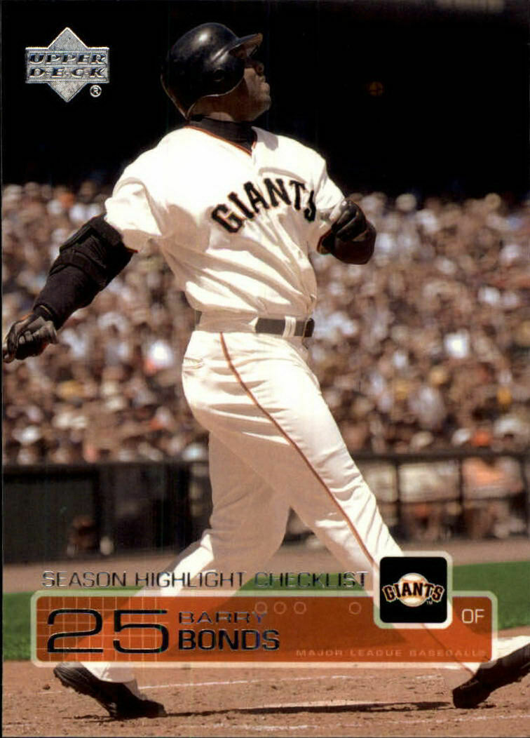 Barry Bonds 2003 Upper Deck Series Mint Card #263