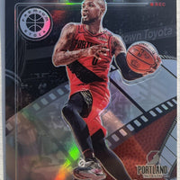 Damian Lillard 2019 2020 Hoops Premium Stock Lights Camera Action Series Mint Card #8