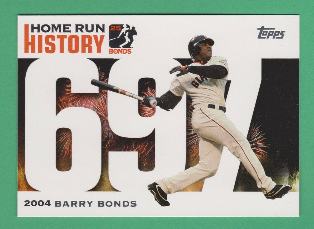 Barry Bonds 2006 Topps Home Run History Series Mint Card #BB-697