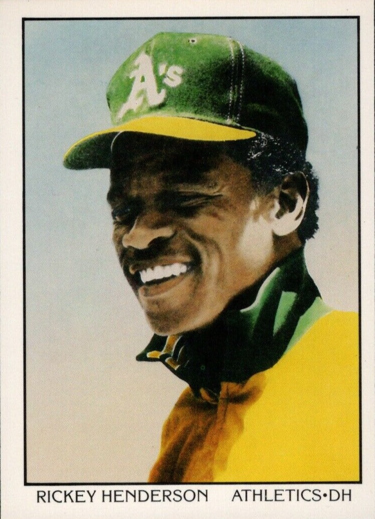 Rickey Henderson 1990 Score Dream Team Series Mint Card #686