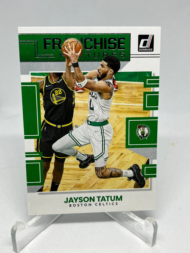 Jayson Tatum 2022 2023 Donruss Basketball Series Mint Card #1 Picturing Him  in His Green Boston Celtics Jersey