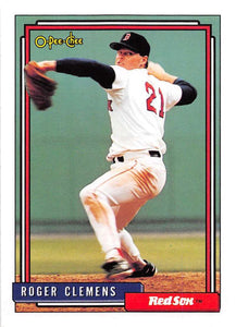 Roger Clemens 1992 O-Pee-Chee Series Mint Card #150