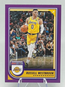 Russell Westbrook 2022 2023 Hoops PURPLE Series Mint Card #172