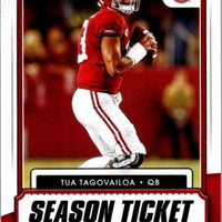 Tua Tagovailoa 2021 Panini Contenders Draft Season Ticket Series Mint Card #25