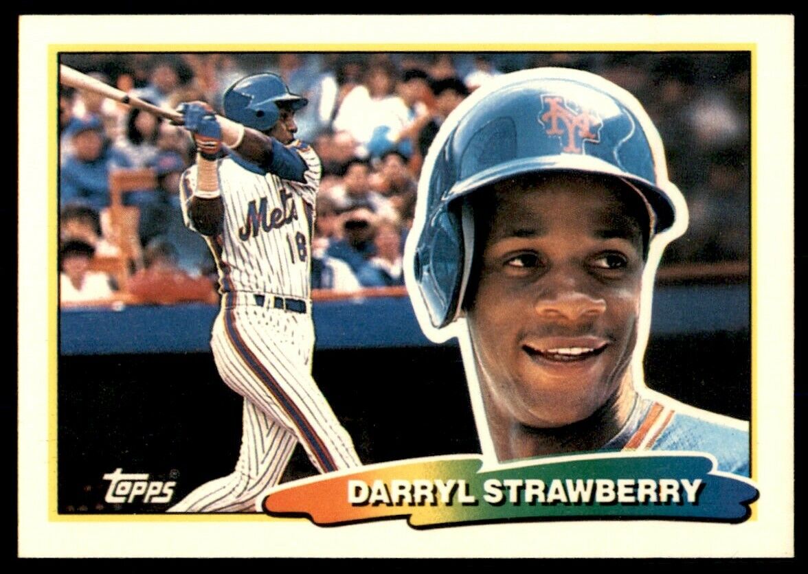 I received my 1988 New York Mets Darryl Strawberry Batting