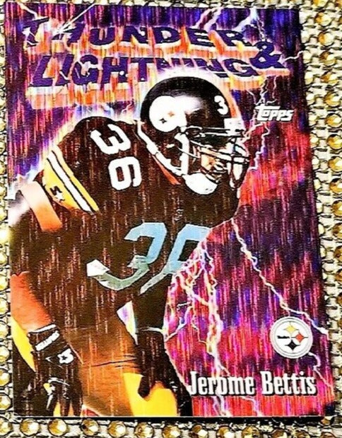 Jerome Bettis 1997 Topps Season's Best Thunder and Lightning Series Mint Card #8