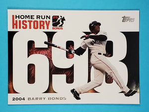Barry Bonds 2006 Topps Home Run History Series Mint Card #BB-698