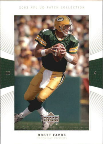 Brett Favre 2003 UD Patch Collection Series Mint Short Print Card #4