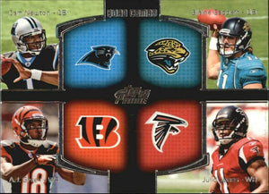 Cam Newton 2011 Topps Prime Quad Combo Series Mint Rookie Card #QC-NGGJ  with Blaine Gabbert, A.J. Green and Julio Jones