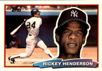 Rickey Henderson 1988 Topps Big Series Mint Card #165
