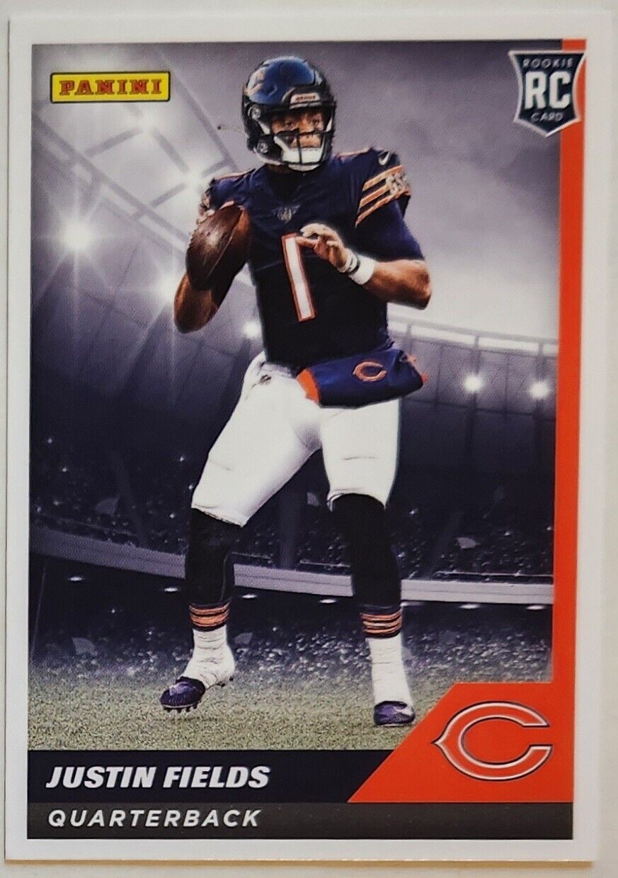 Justin Fields Chicago Bears 2021 NFL Draft Day Panini