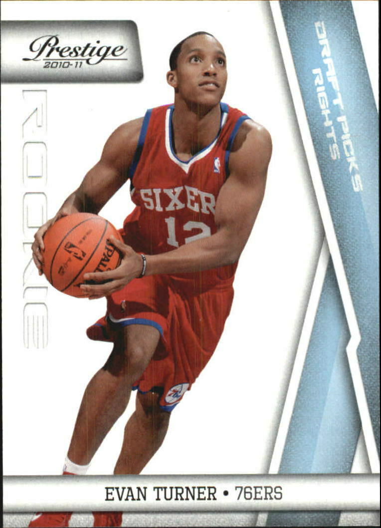 Evan Turner 2010 2011 Panini Prestige Draft Picks Light Blue #837 of 999 made Series Mint Rookie Card  #152