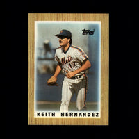 Keith Hernandez 1987 Topps Mini Major League Leaders Series Card #24