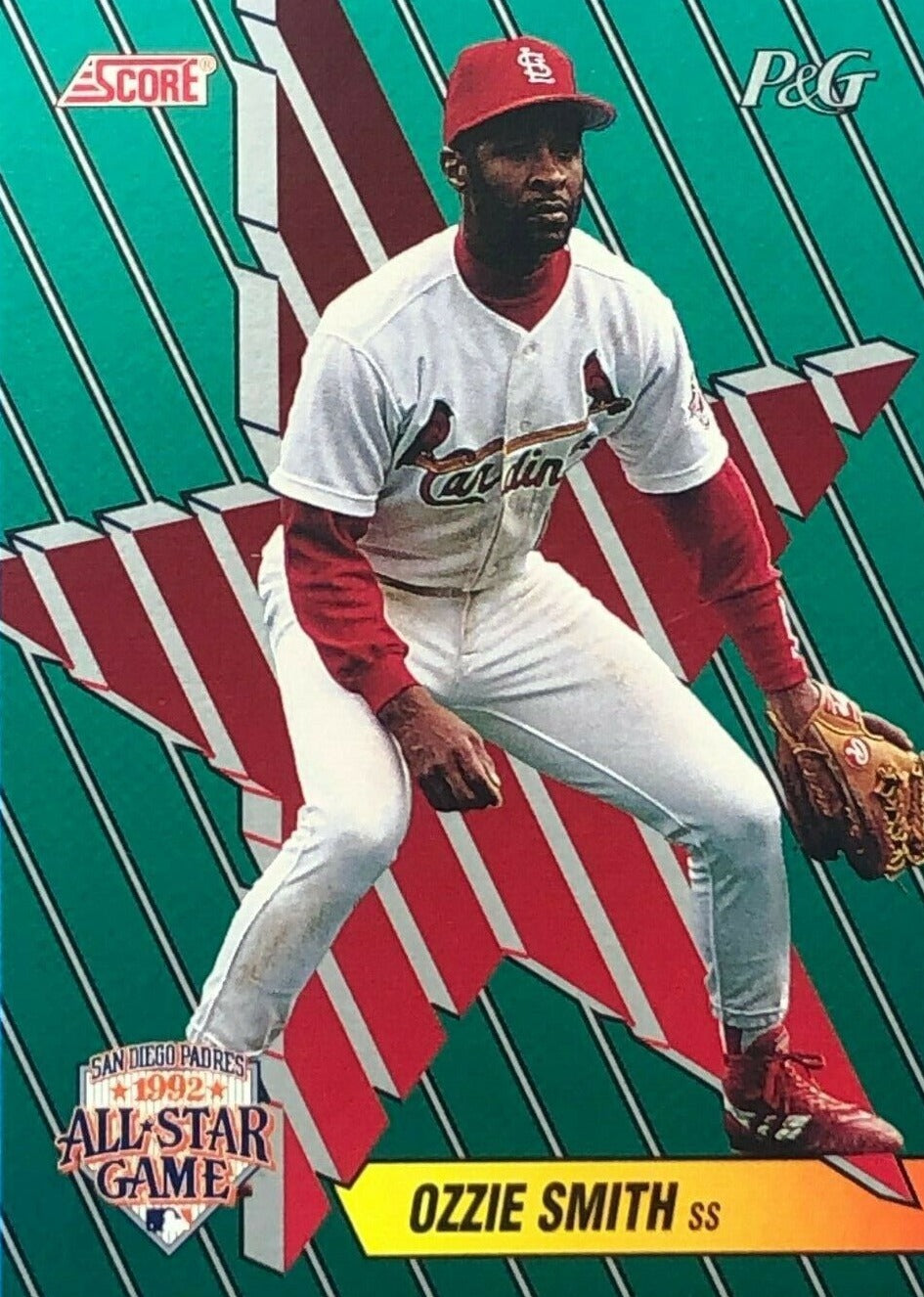 Ozzie Smith 1992 Score P&G All Star Game Series Mint Card #14