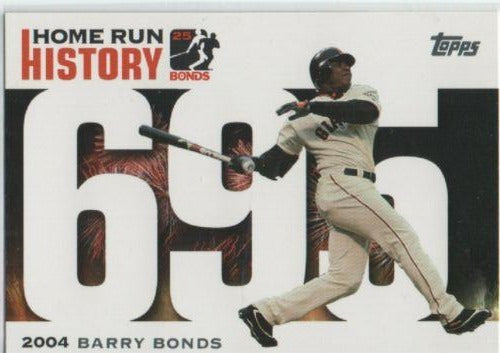 Barry Bonds 2006 Topps Home Run History Series Mint Card #BB-695