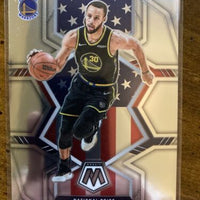 Stephen Curry 2021 2022 Panini Mosaic National Pride Series Mint Card #247