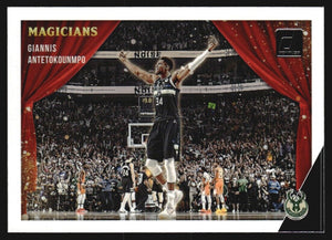 Giannis Antetokounmpo 2021 2022 Donruss MAGICIANS Basketball Series Mint Insert Card #1