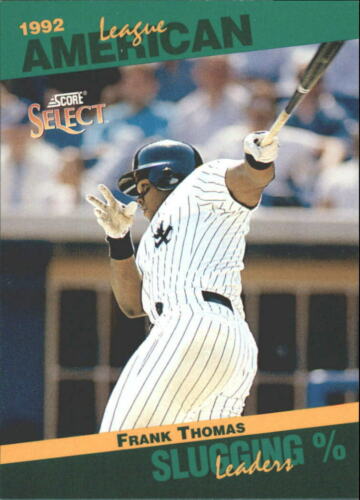 Frank Thomas 1993 Select Stat Leaders Series Mint Card #45
