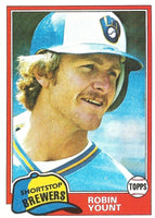 Robin Yount 1981 Topps Series Mint Card #515
