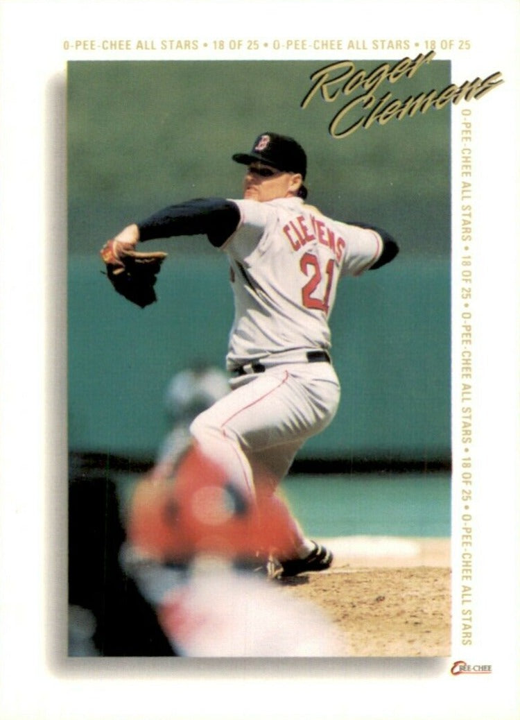 Roger Clemens 1994 O-Pee-Chee All-Star Redemptions Series Mint Card #18