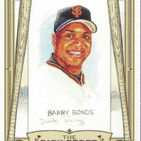 Barry Bonds 2006 Topps Allen and Ginter's Dick Perez Sketches Series Mint Card #25