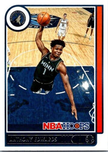 Anthony Edwards 2021 2022 Panini Hoops Series Mint 2nd Year Card #151 Minnesota Timberwolves